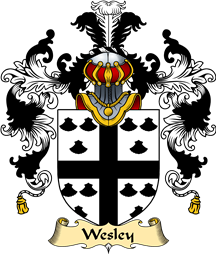 English Family Coat of Arms (v.25) Wesley