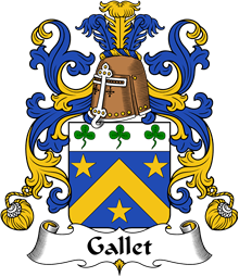 Coat of Arms from France for Gallet