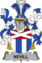 Irish Coat of Arms for Nevill or Neville