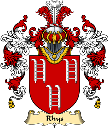 Welsh Family Coat of Arms (v.25) Rhys (AP DAFYDD)