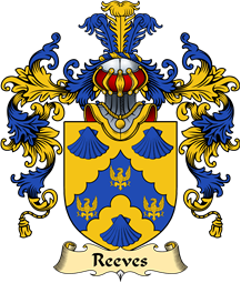 Irish Family Coat of Arms (v.25a) Reeves or Reve