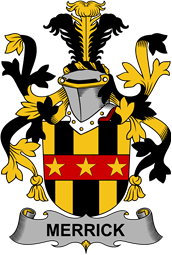Irish Coat of Arms for Merrick or Meyrick