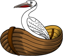 Pelican Issuing Out of Boat