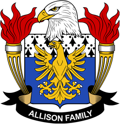 Coat of arms used by the Allison family in the United States of America