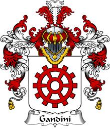 Italian Family Coat of Arms (v.25b) Gandini