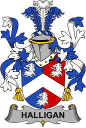 Irish Coat of Arms for Halligan or O