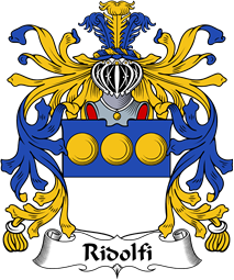 Italian Coat of Arms for Ridolfi