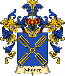 French Family Coat of Arms (v.25) Munier