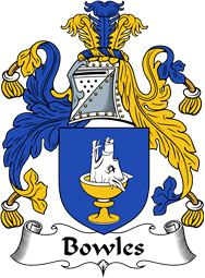 English Coat of Arms for the family Bowles