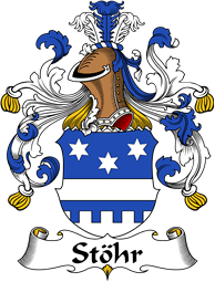 German Wappen Coat of Arms for Stöhr