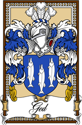 Scottish Coat of Arms Bookplate for Ged