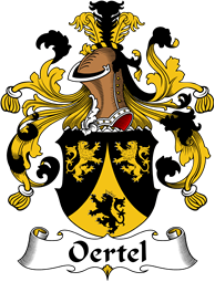 German Wappen Coat of Arms for Oertel