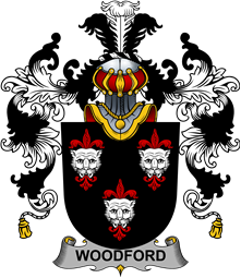 Irish Family Coat of Arms (v.25b) Woodford