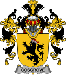 Irish Family Coat of Arms (v.25b) Cosgrove or O