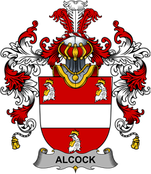 Irish Family Coat of Arms (v.25b) Alcock
