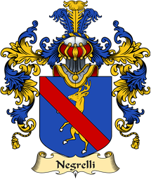 Italian Family Coat of Arms (v.25a) Negrelli