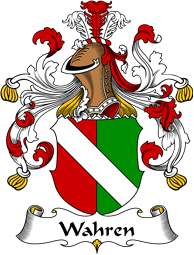 German Wappen Coat of Arms for Wahren