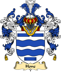 English Family Coat of Arms (v.25) Hone