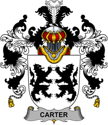 Irish Family Coat of Arms (v.25b) Carter