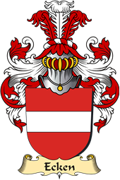 v.23 Coat of Family Arms from Germany for Ecken