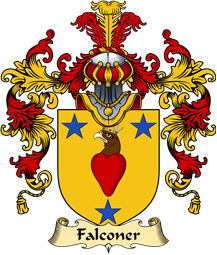 English Family Coat of Arms (v.25) Falconer
