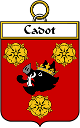 French Coat of Arms Badge for Cadot