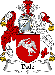 English Coat of Arms for the family Dale