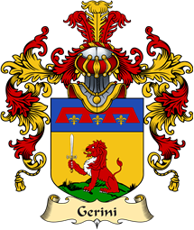 Italian Family Coat of Arms (v.25a) Gerini