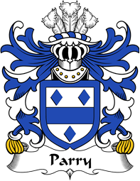Welsh Coat of Arms for Parry (of Poston, Herefordshire)