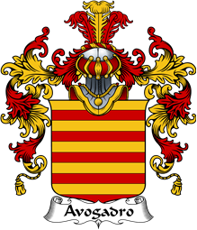 Italian Family Coat of Arms (v.25b) Avogadro