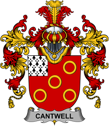 Irish Family Coat of Arms (v.25b) Cantwell