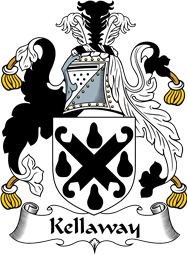 English Coat of Arms for the family Kellaway or Kelloway