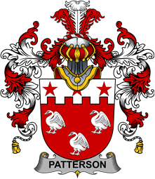 Irish Family Coat of Arms (v.25b) Patterson