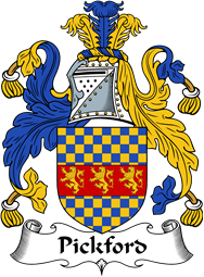 English Coat of Arms for the family Pickford