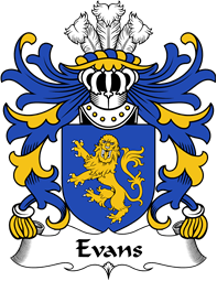 Welsh Coat of Arms for Evans (of Montgomeryshire)