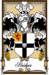 Scottish Coat of Arms Bookplate for Bridges