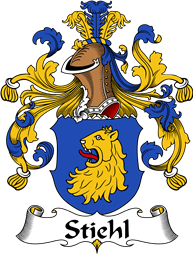 German Wappen Coat of Arms for Stiehl