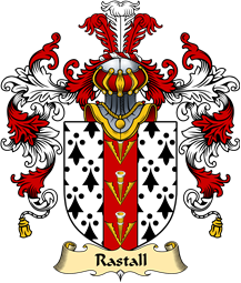 Welsh Family Coat of Arms (v.25) Rastall (of Tenby, Pembrokeshire)