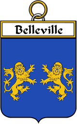 French Coat of Arms Badge for Belleville