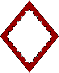 Diamond Shield-Bordure Inveckted