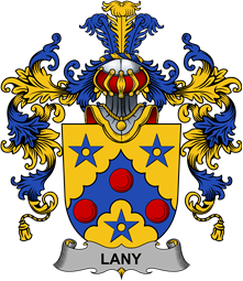 Irish Family Coat of Arms (v.25b) Lany or Laney