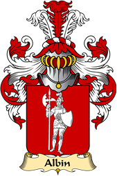 French Family Coat of Arms (v.23) for Albin