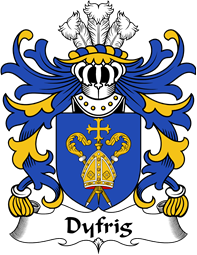 Welsh Coat of Arms for Dyfrig (Dubricius, Saint)