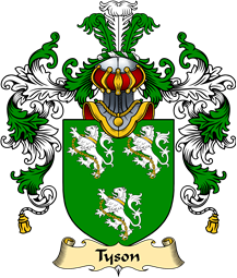 English Family Coat of Arms (v.25) Tyson