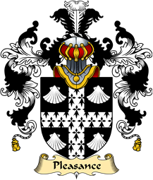 English Family Coat of Arms (v.25) Pleasance