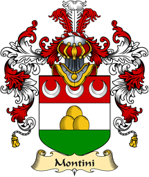 Italian Family Coat of Arms (v.25a) Montini