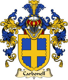 English Family Coat of Arms (v.25) Carbonell
