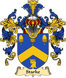 Scottish Family Coat of Arms (v.25) Starke