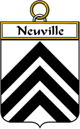 French Coat of Arms Badge for Neuville