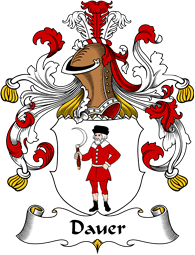 German Wappen Coat of Arms for Dauer